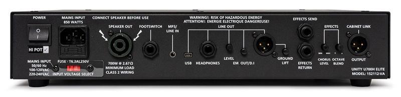AMPLIFICADOR CABEZAL BAJO BLACKSTAR UNITY BASS 700 HEAD