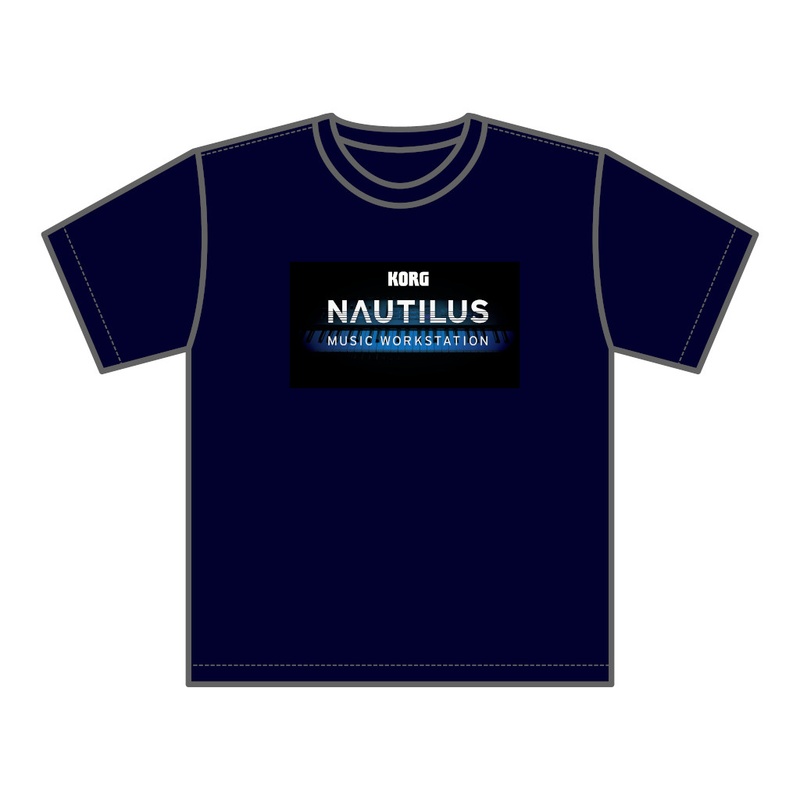 CAMISETA KORG NAUTILUS KEYS L