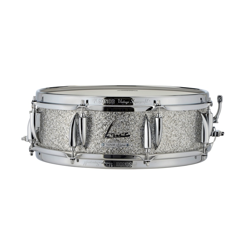 Caja De Bateria Sonor Vintage1405 Sdw Vintage Silver Glitter