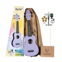 PACK DE UKELELE ELECTRIFICADO SOPRANO KEIKI K2-LAF