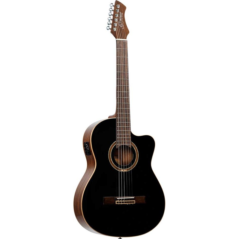 GUITARRA ELECTROACUSTICA ORTEGA RCE238SN BK