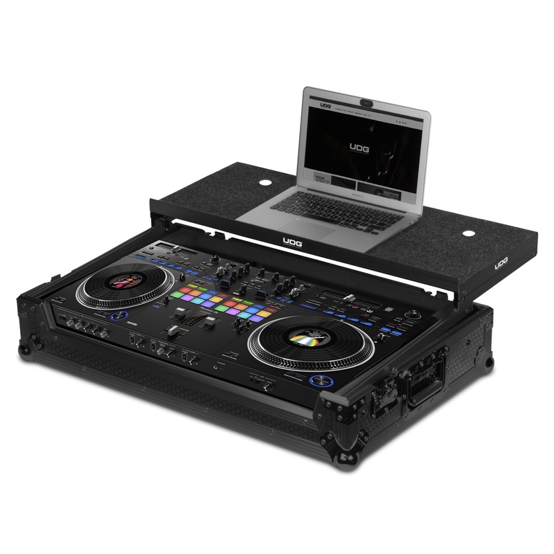 FUNDAS DE EQUIPO DJ UDG GEAR ULTIMATE FLIGHT CASE PIONEER DDJ-REV7 BLK PLUS (L&W)