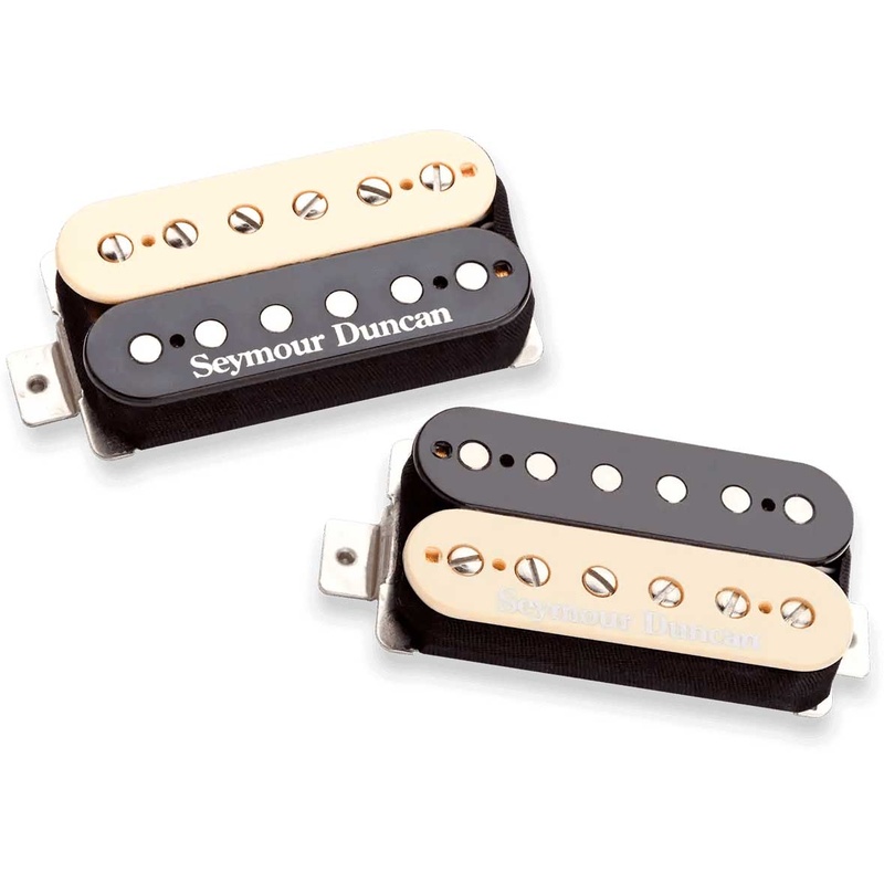 Pastilla Humbucker Seymour Duncan Set Green Magic Zebra