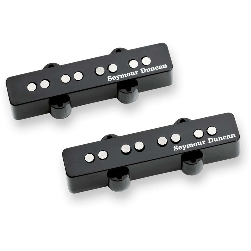 PICKUP SEYMOUR DUNCAN SET HEAVY WEATHER J-BASS LOGO BK
