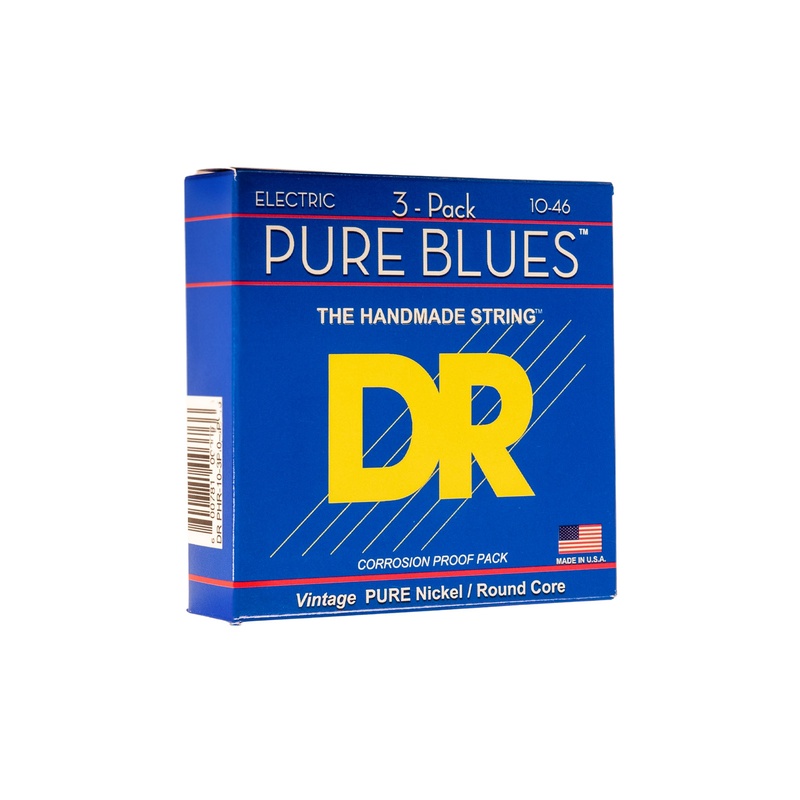 Cuerdas Gitarra Eléctrica Dr Phr-10 Pure Blues (3Xpack)