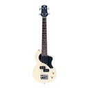 Bass Guitarra Eléctrica De Viaje Carry On St Bass Vintage Wh