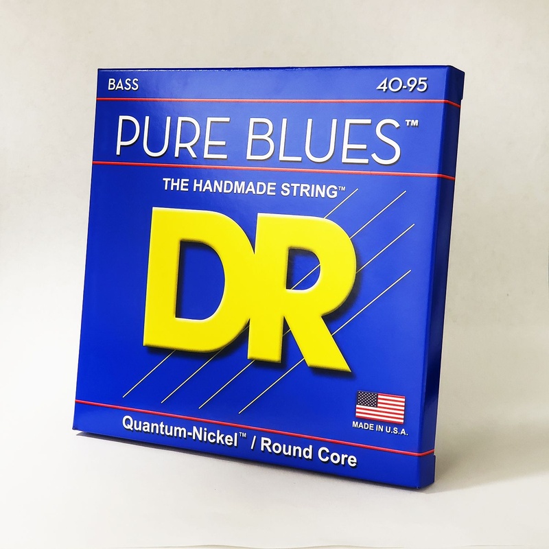 Cuerdas De Bajo Dr Pure Blues Pbvw-40 Quantum Nickel Light 40-55-75-95