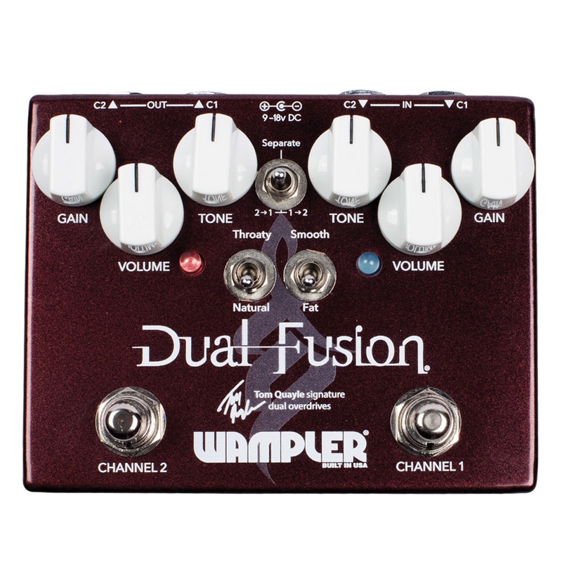 PEDAL DE OVERDRIVE WAMPLER DUAL FUSION