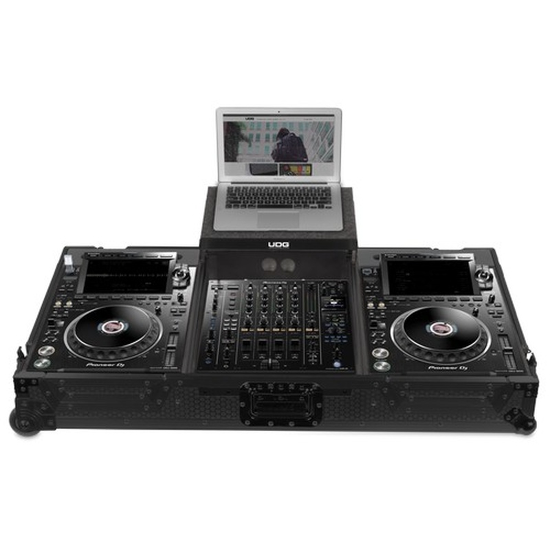 FLIGHT CASE UDG GEAR ULTIMATE FLIGHT CASE SET PIONEER CDJ-3000/A9 BK PLUS (L&W)