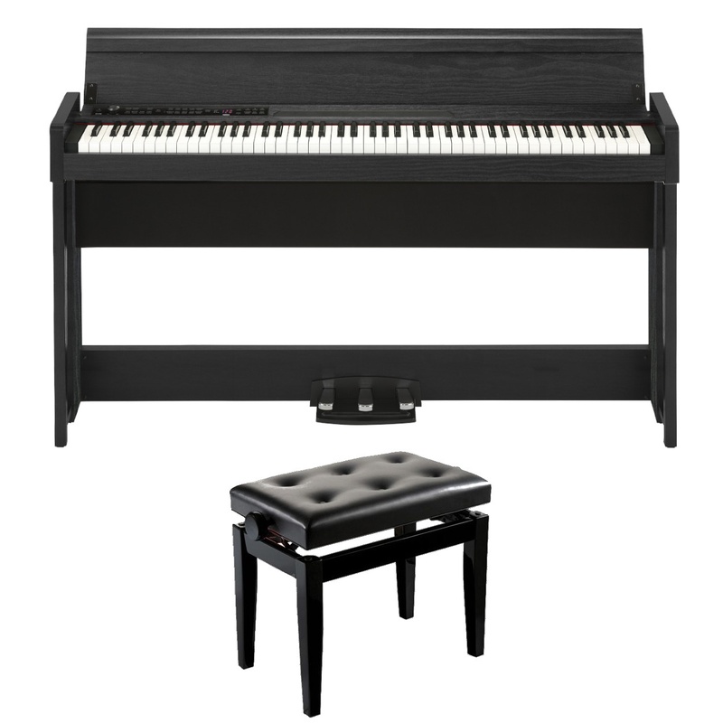 Piano Digital Korg C1 Bk Kit Banqueta Bgm