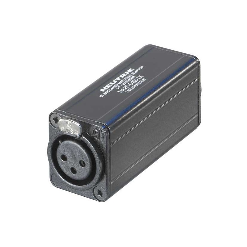 ADAPTADOR XLR A RCA NEUTRIK NA2F-D2B-TX BK