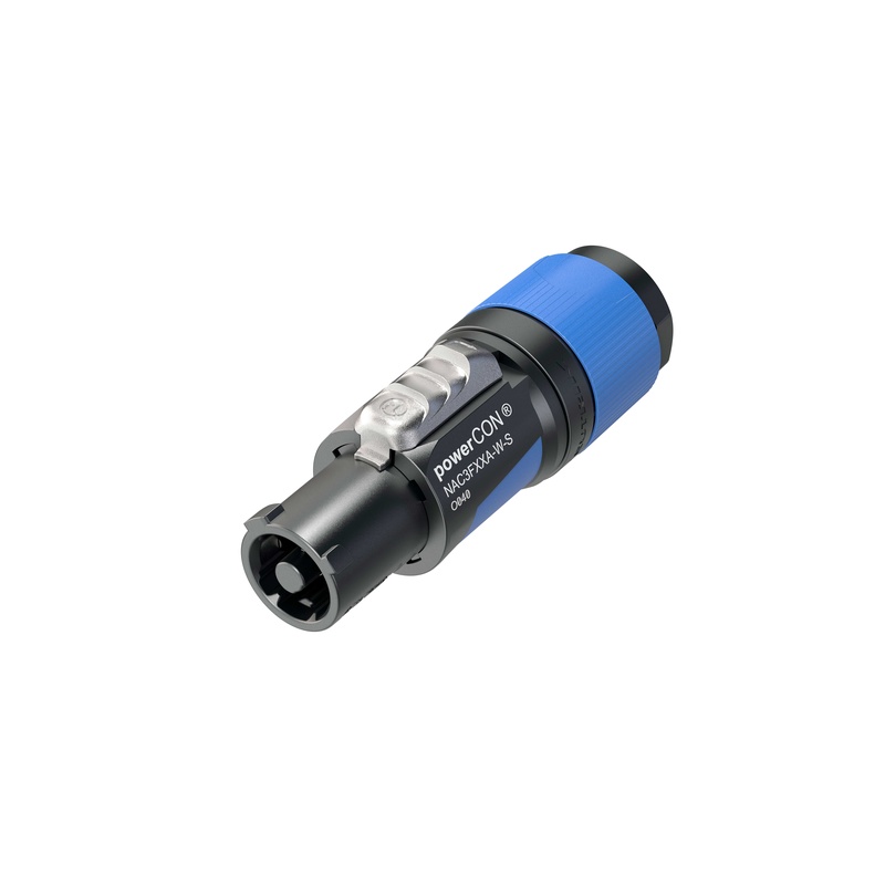 CONECTOR POWERCON NEUTRIK NAC3FXXA-W-S BK