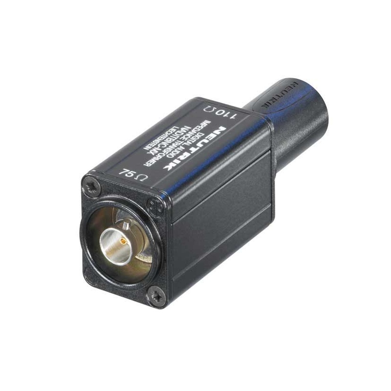 ADAPTADOR BNC A XLR NEUTRIK NADITBNC-MX BK