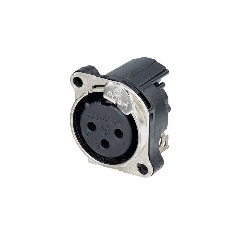 Conector Xlr Hembra De 3 Pines Neutrik Nc3Fbh1-Da