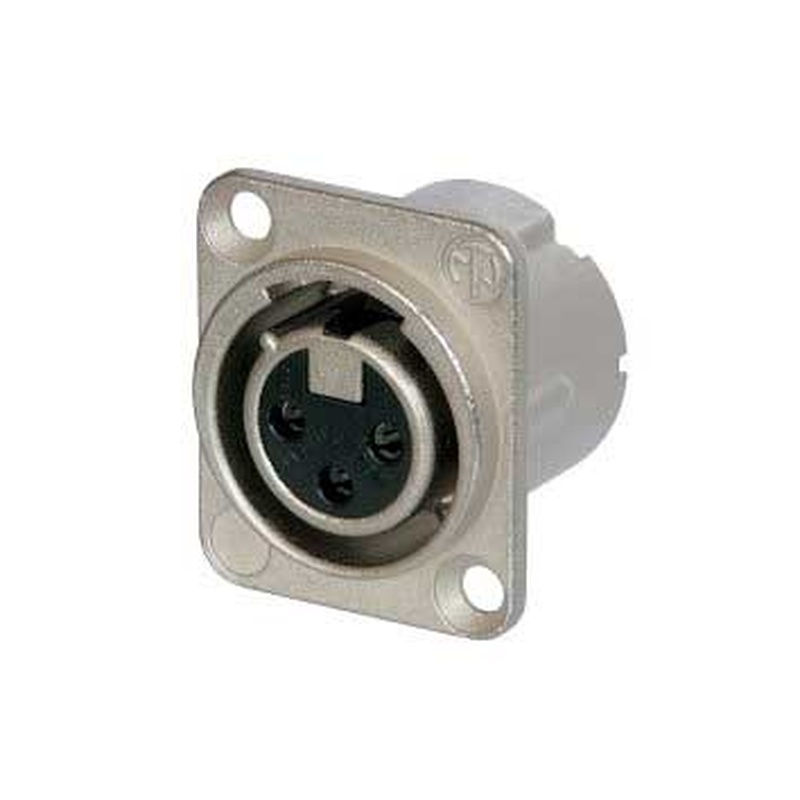 Conector Xlr Hembra 3 Pin Neutrik Nc3Fd-Lx-0