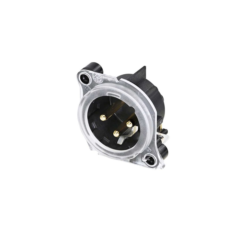 Xlr Conector Masculino Neutrik Nc3Mah-Lr Bk