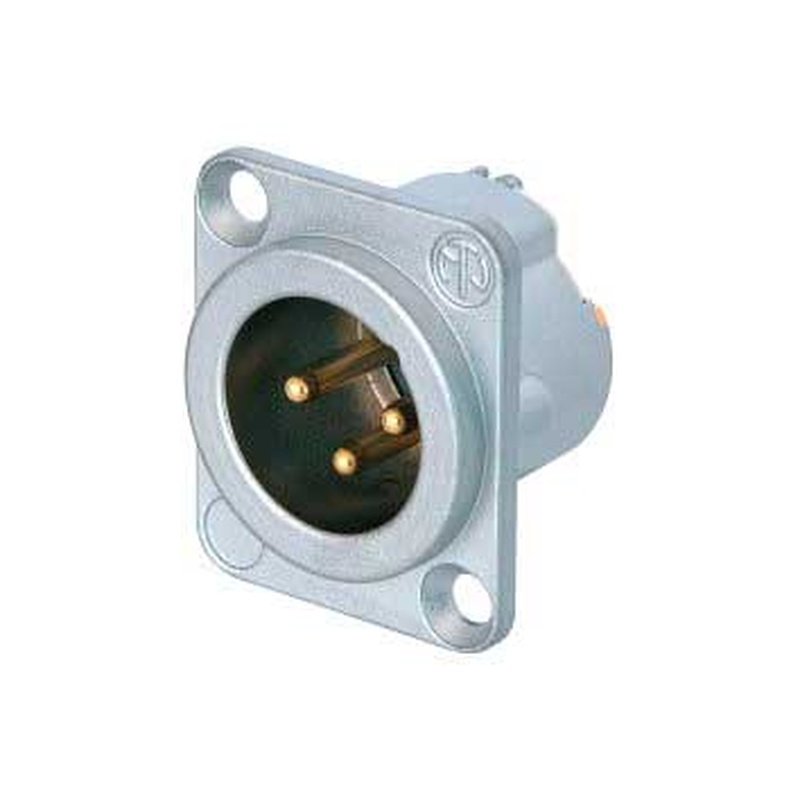 Conector Xlr De Chasis Neutrik Nc3Md-Lx-He