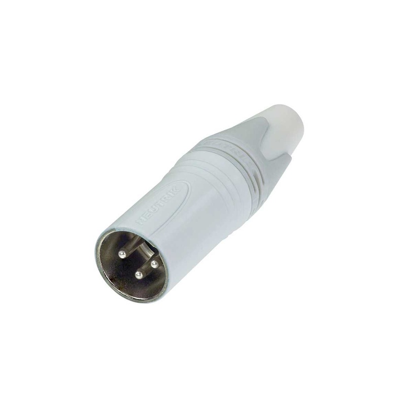 CONECTOR XLR AEREO NEUTRIK NC3MXX-WT WH