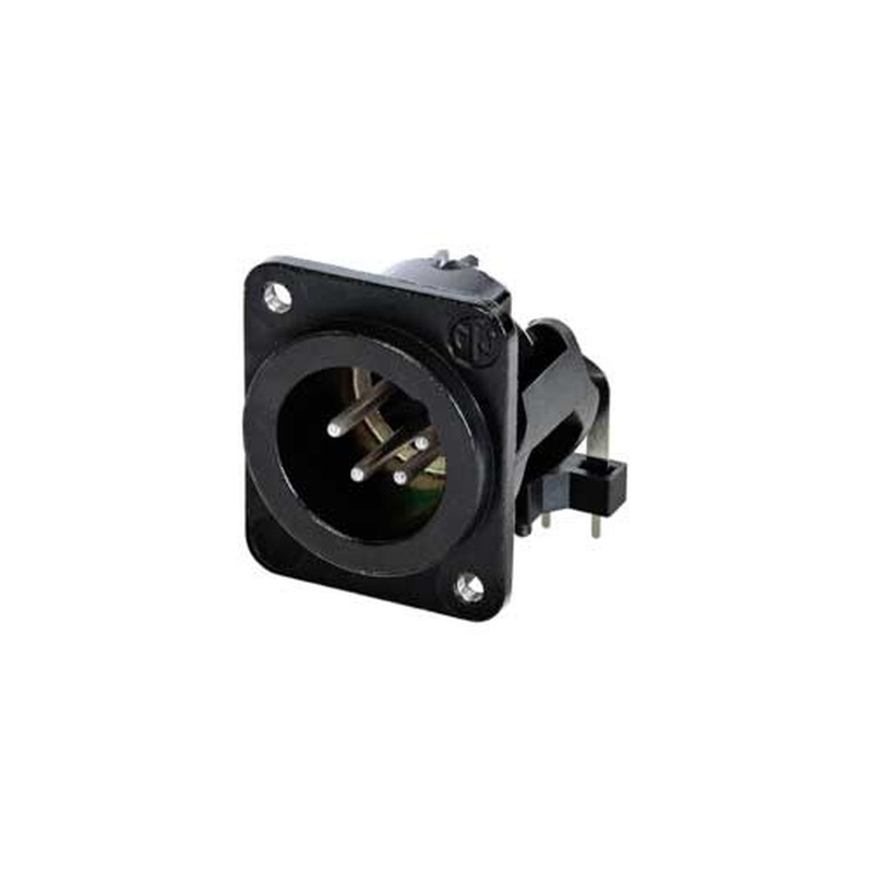 CONECTOR XLR NEUTRIK NC4MDM3-H-BAG-1 BK