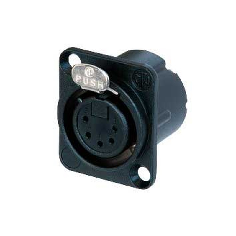 CONECTOR XLR NEUTRIK NC5FD-LX-BAG