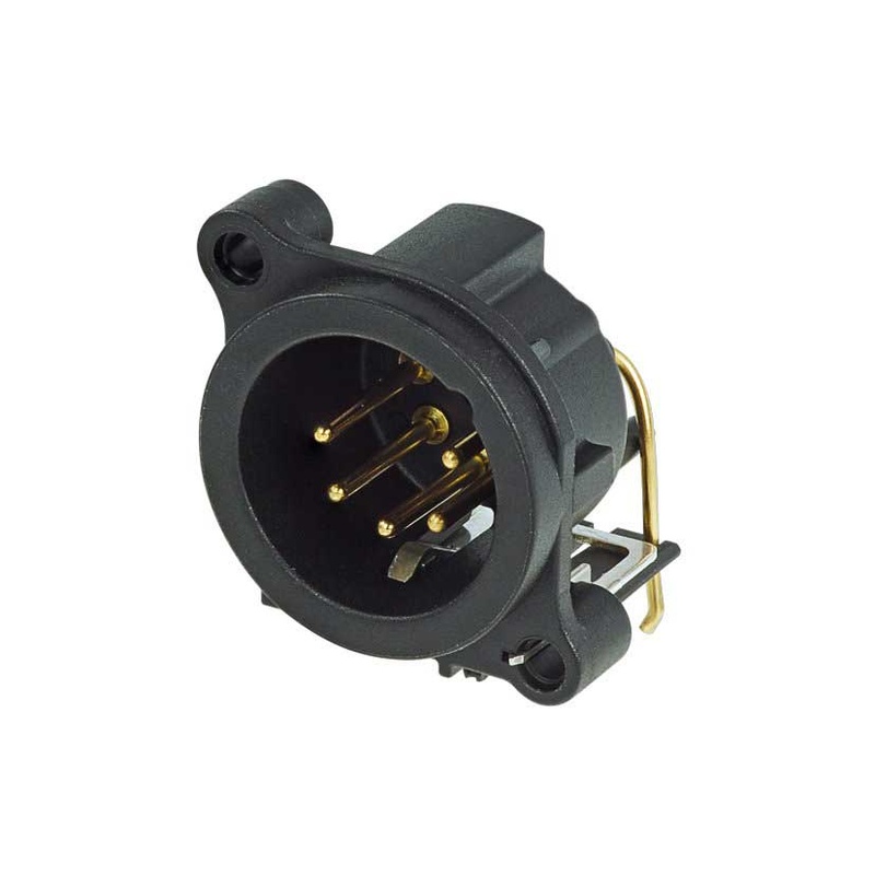 Conector Xlr Mác Neutrik Nc5Mah Bk