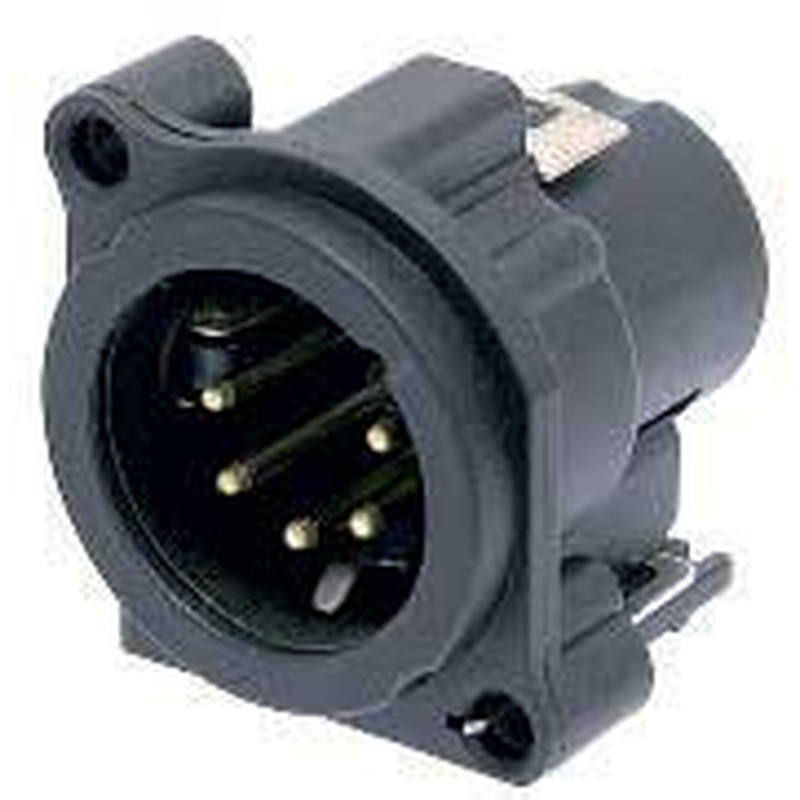 CONECTOR XLR NEUTRIK NC5MAV-SW BK
