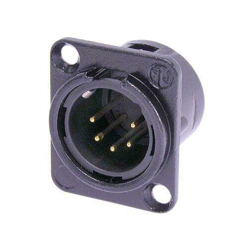 Conector Xlr Chasis Neutrik Nc5Md-L-Bag-1 Bk