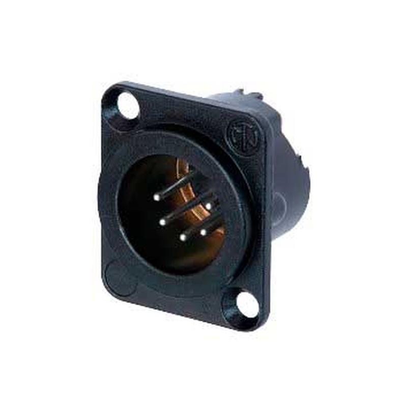 CONECTOR XLR NEUTRIK NC5MD-LX-BAG BK