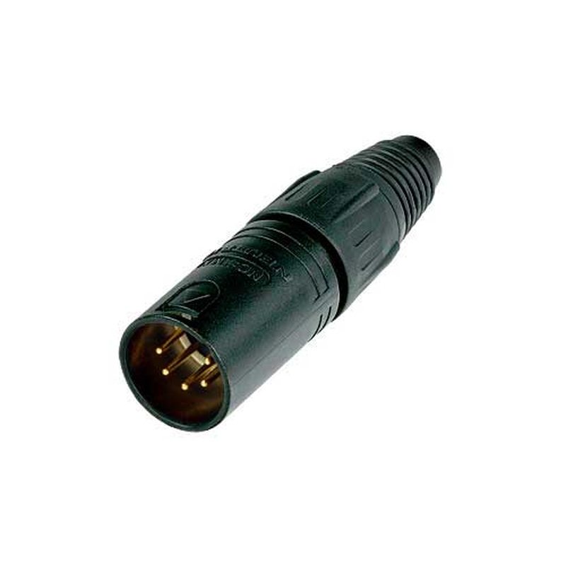 Conector Xlr Masc 5-Pin Neutrik Nc5Mx-B Bk