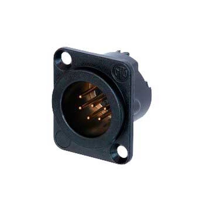 CONECTOR XLR NEUTRIK NC6MD-LX-B BK