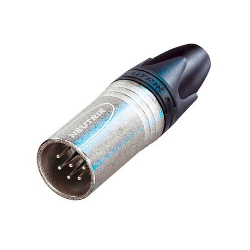 CONECTOR XLR NEUTRIK NC6MSXX-B BK