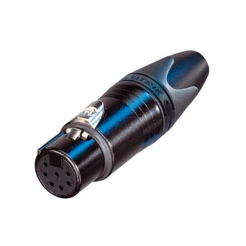 Conector Aéreo Xlr Hembra Neutrik Nc7Fxx-B Bk