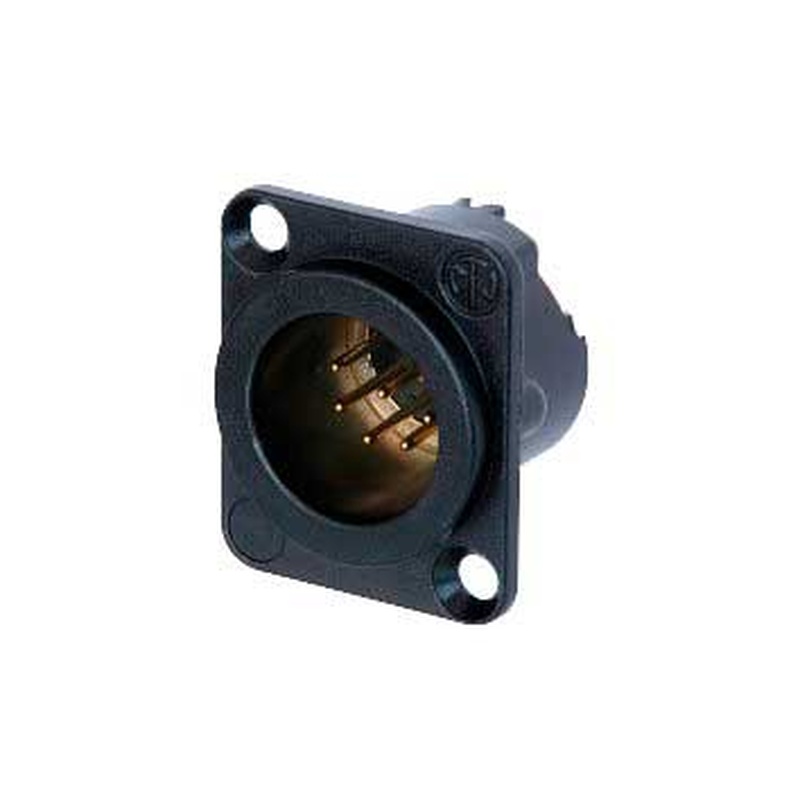 Conector Xlr 7 Pines Neutrik Nc7Md-Lx-B Bk