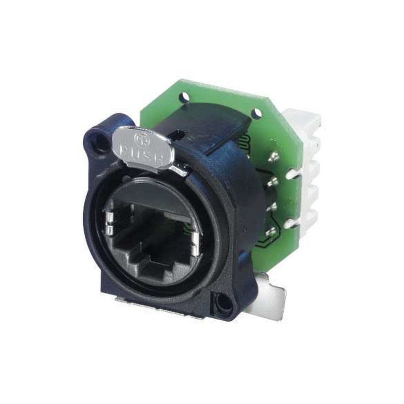 Conector Rj45 Neutrik Ethercon A Ne8Fav-Yk Bk