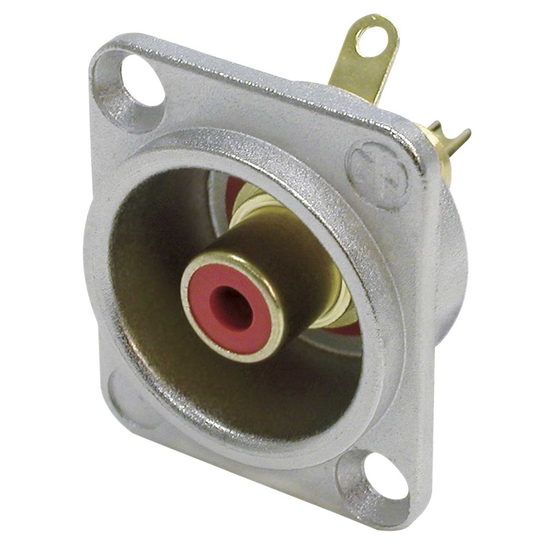 CONECTOR RCA HEMBRA NEUTRIK NF2D-2