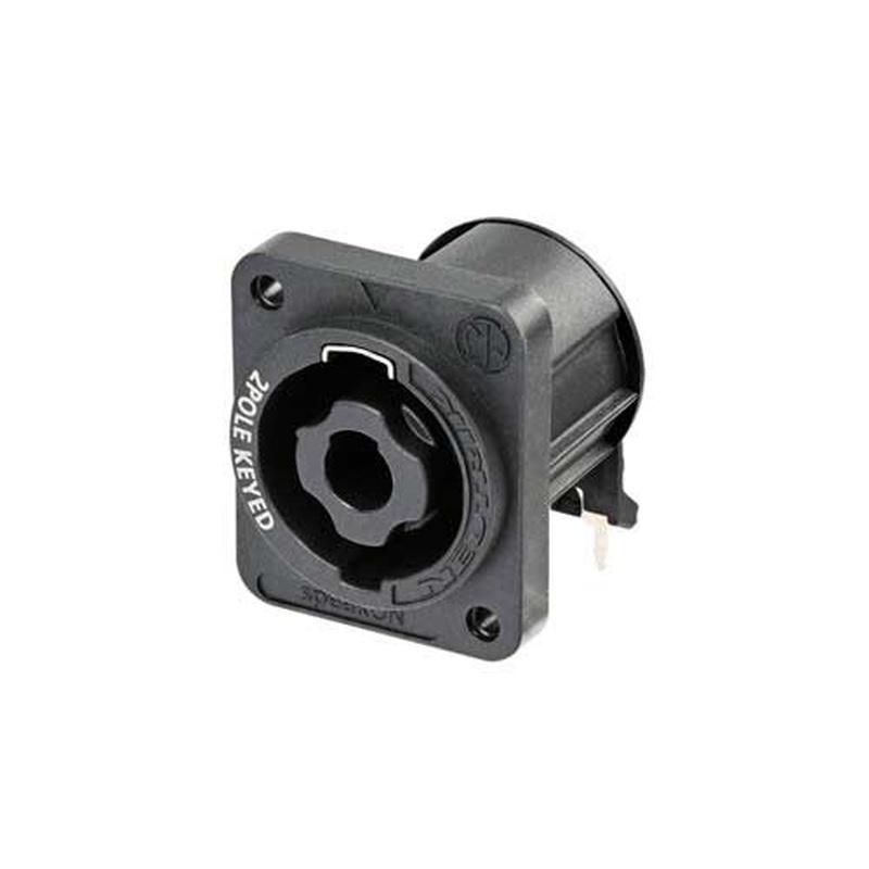 Conector De Chasis Speakon Neutrik Nl2Mdxx-H-3 Bk