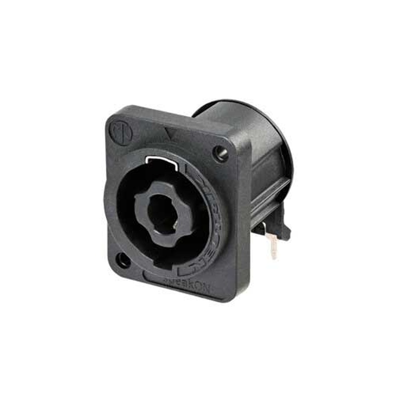 CONECTOR CHASIS SPEAKON NEUTRIK NL4MDXX-H-2 BK