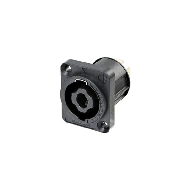 CONECTOR DE CHASIS SPEAKON NEUTRIK NL4MPXX-SB BK