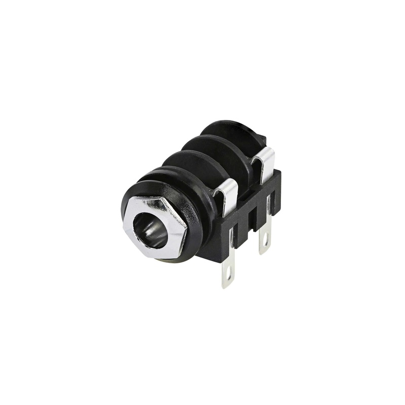 CONECTOR JACK HEMBRA 1/4 2 PINES NEUTRIK NMJ2HC-S BK