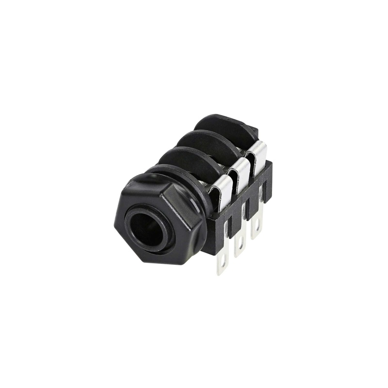 CONECTOR JACK HEMBRA 1/4 3 PIN NEUTRIK NMJ3HF-S BK