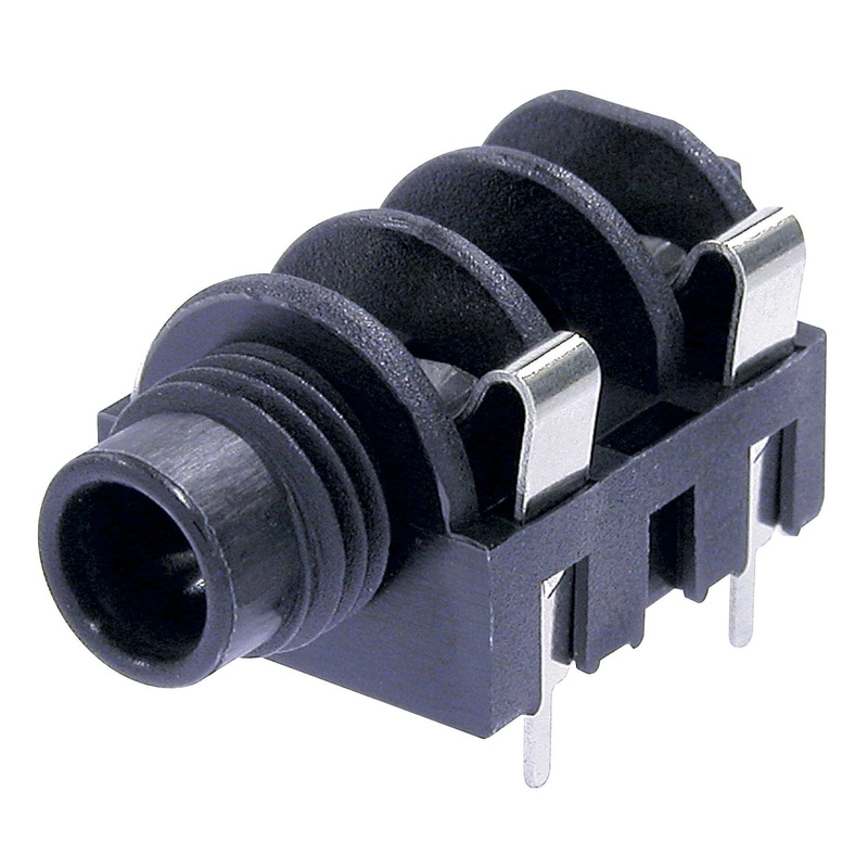 CONECTOR JACK CHASIS NEUTRIK NMJ4HHD2 BK
