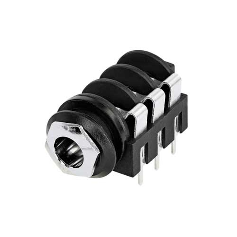 CONECTOR JACK HEMBRA 1/4 NEUTRIK NMJ6HCD3 BK