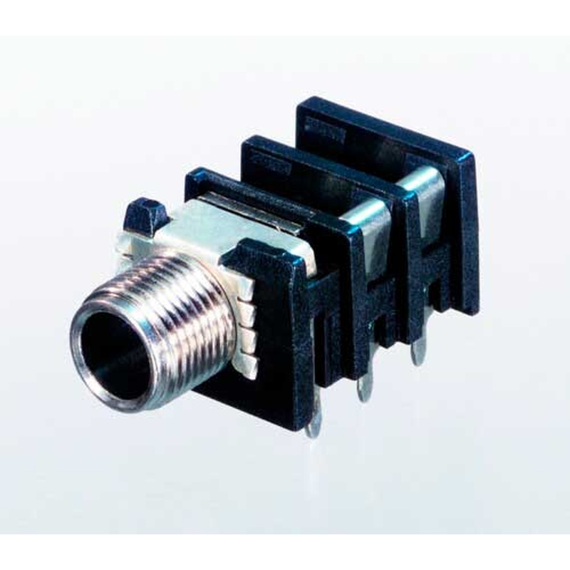 Conector Jack Hembra 1/4 3 Pines Neutrik Nrj6Hm-1-Pre Bk