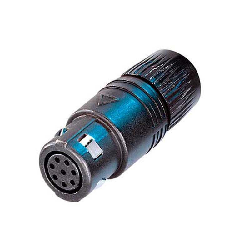CONECTOR AÉREO NEUTRIK OSC8F BK