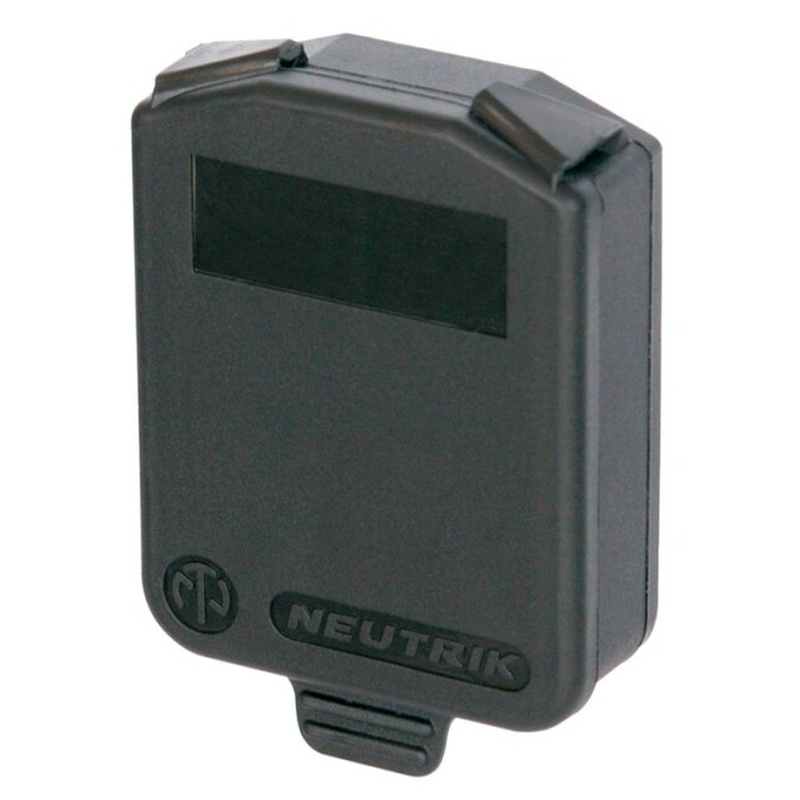 TAPA DE CONECTOR NEUTRIK SCDX BK