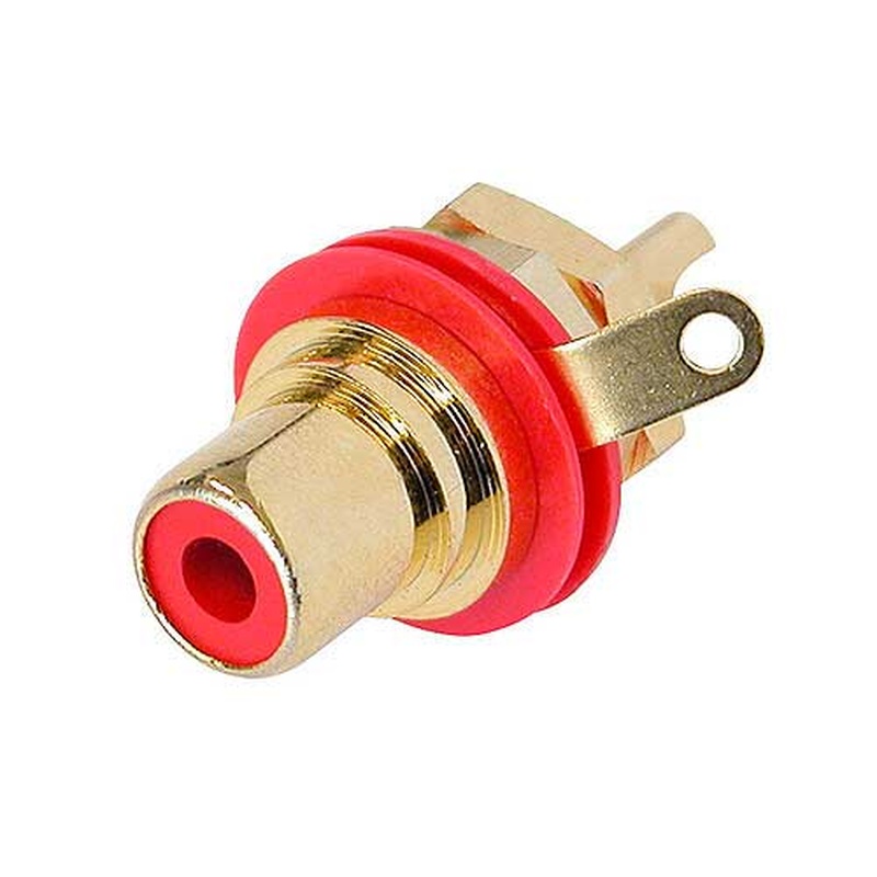 Conector Rca Chasis Rean Nys3672 Rd