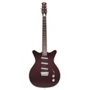 Guitarra Eléctrica Retro Danelectro 59 Triple Divine Dark Burgundy