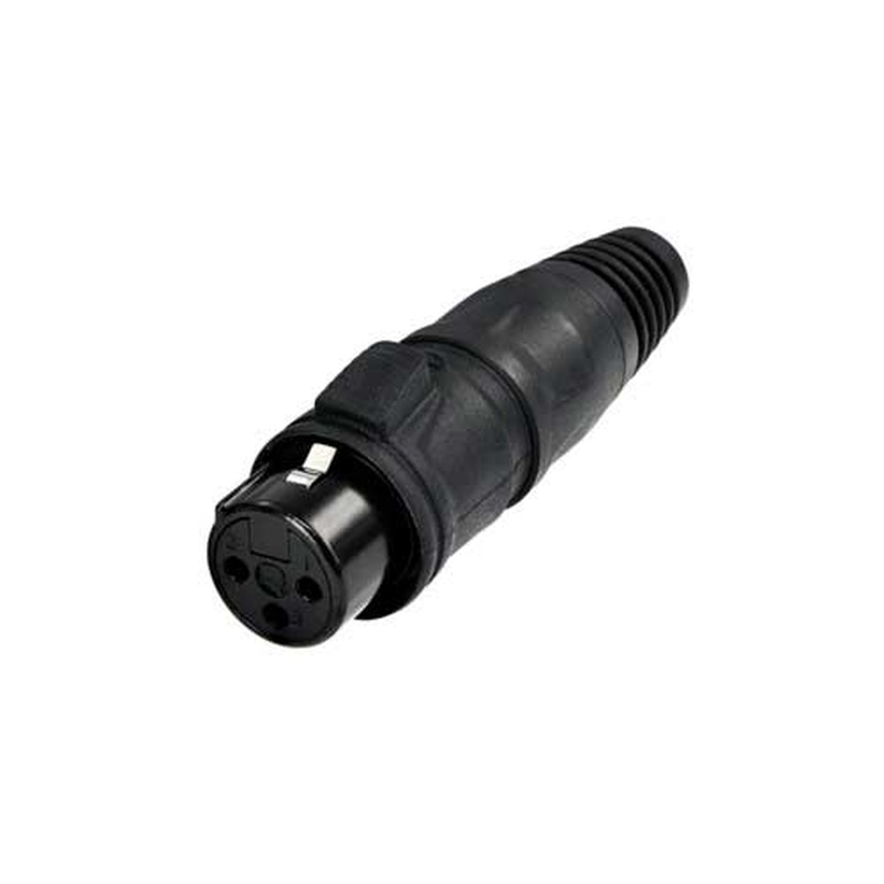 Conector Xlr 3P Hembra Rean Rcx3Fz0021 Bk