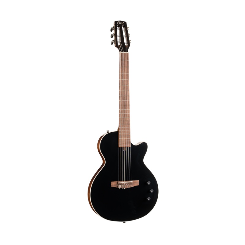GUITARRA ACUSTICA DE 6 CUERDAS CORT SUNSET NYLECTRIC II BK
