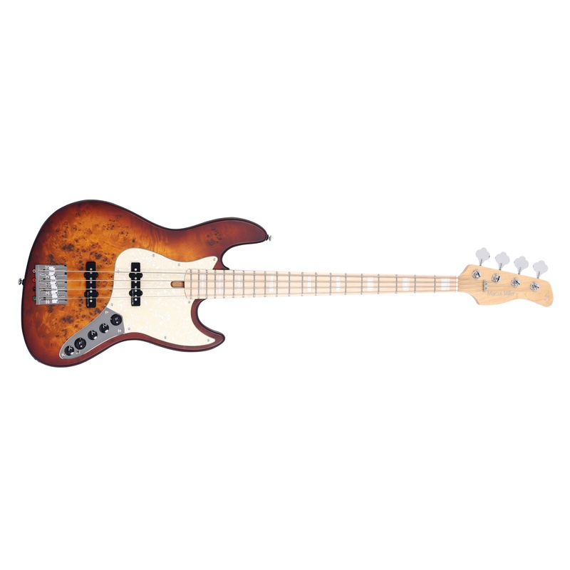 Bajos Eléctricos Marcus Miller V7 Swamp Ash 4 Reissue Tobacco Sunburst Satin